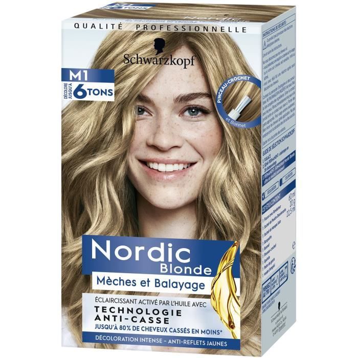 SCHWARZKOPF Colorazione Permanente Biondo Nordico - Meches e Balayage Ultra-M1 biondo