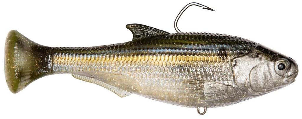 Zman Soft Lure Shadtron LT Swimbait 6 Inch Threadfin Shad (0554)
