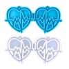 Handmade Fashion Jewelry Love Molds for Resin Jewelry Making Pendant Craft