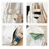 New Large Capacity School Bag Portable Solid Color Lightweight Backpack Adjustable Strap Canvas Travel Bag Unisex
