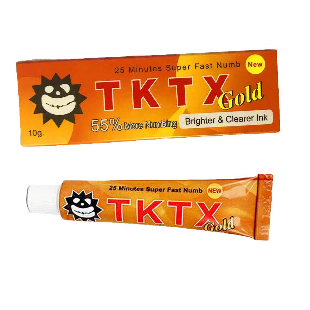 10g tetovací anestetikum rychlé znecitlivění kůže TXTX55% zlatý krém semipermanentní