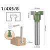 6PCS Keyhole Cutter Precise Ground Blade With High Wear Resistance Finish Suitable For Clean Wood Milling Cabinet Making