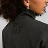 Puma Solid Color Polo Collar Casual Jacket Women Jackets Black 623469-01