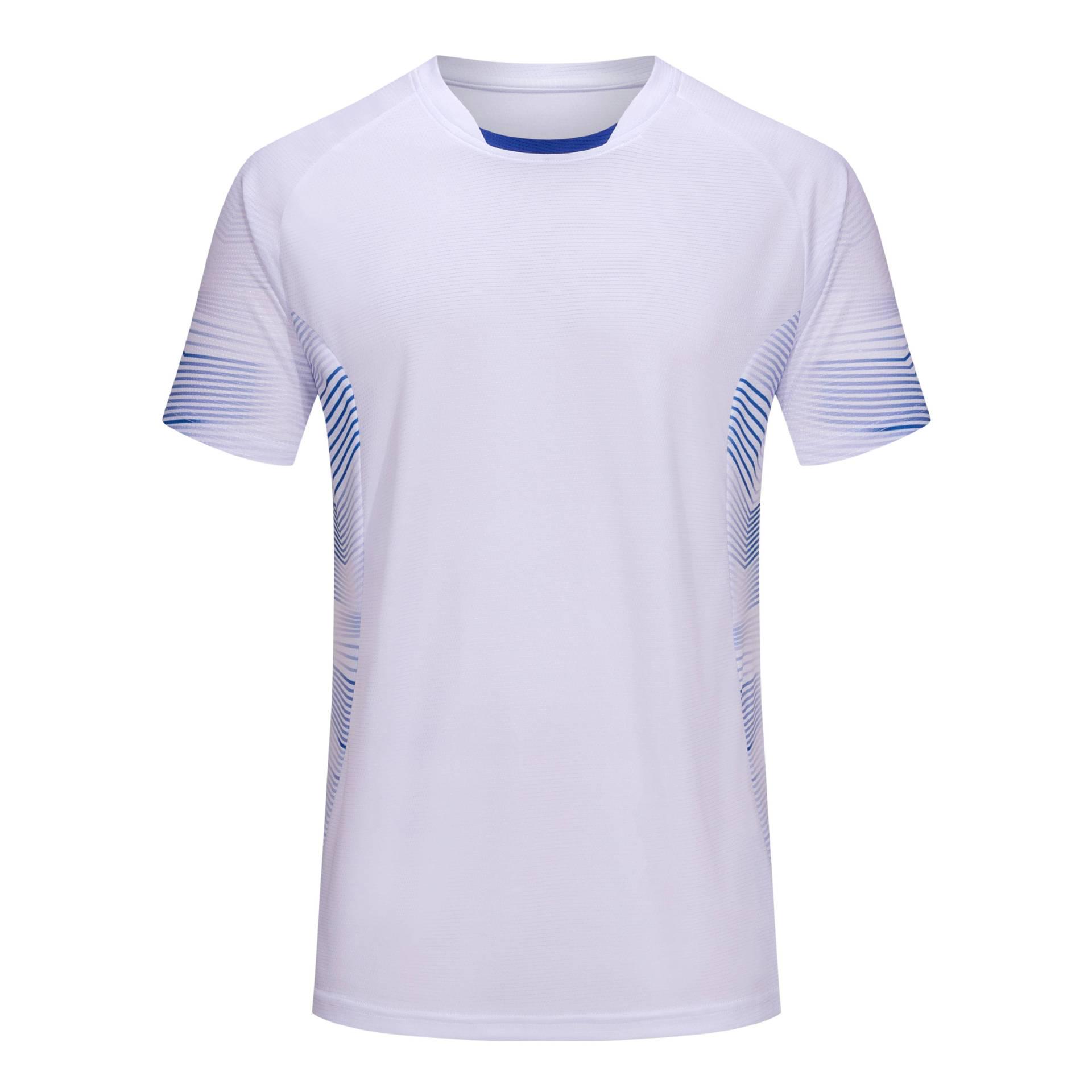 

Мужская быстросохнущая футболка с коротким рукавом для бега и фитнеса – Дышащая, Свободная, Летняя одежда для активного отдыха XL белый