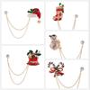 Gift Brooches Snowman Santa Claus Christmas Jewelry Christmas Brooch Xmas Pins Enamel Badges