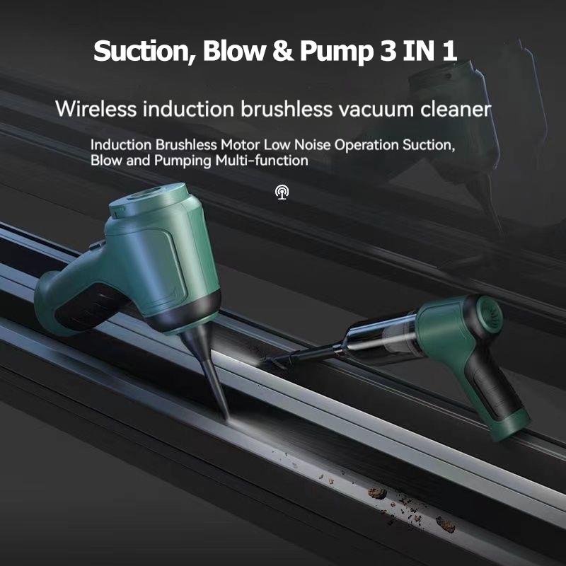 Car Vacuum Cleaner Portable Mini Dust Collector Dry And Wet Home Car Dual-Use Wireless Handheld Cleaning Appliances