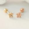 14K Mini Wildflower Piercing Earrings