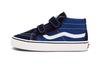 SK8 Comfortable Mid Top Kids' Skateboarding Shoes Black Blue Children Aged 3 7 Years Old VN0A38HHQXI