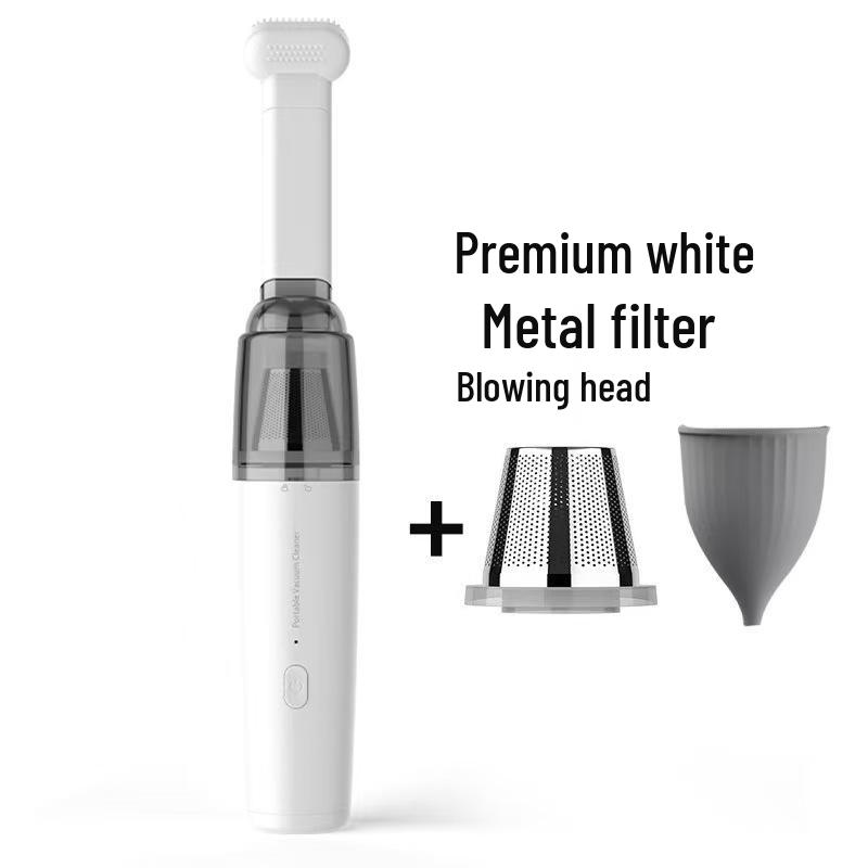 Portable Wireless Handheld Car & Home Vacuum Cleaner - USB Rechargeable, High Power, Compact Design