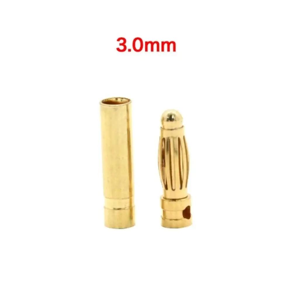 2mm 3mm 3.5mm 4mm 5mm 5.5mm 6mm RC Battery Gold-plated Bullet Banana Plug High Quality Male Female Bullet Banana Connector