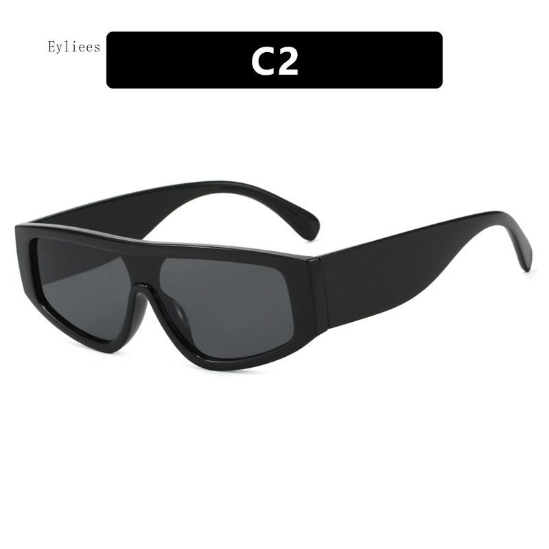 Retro Fashion Punk Cat Eye Sunglasses Women  Cool Luxury Brand Plastic Unisex Sun Glasses Black White Designer Shades Uv400