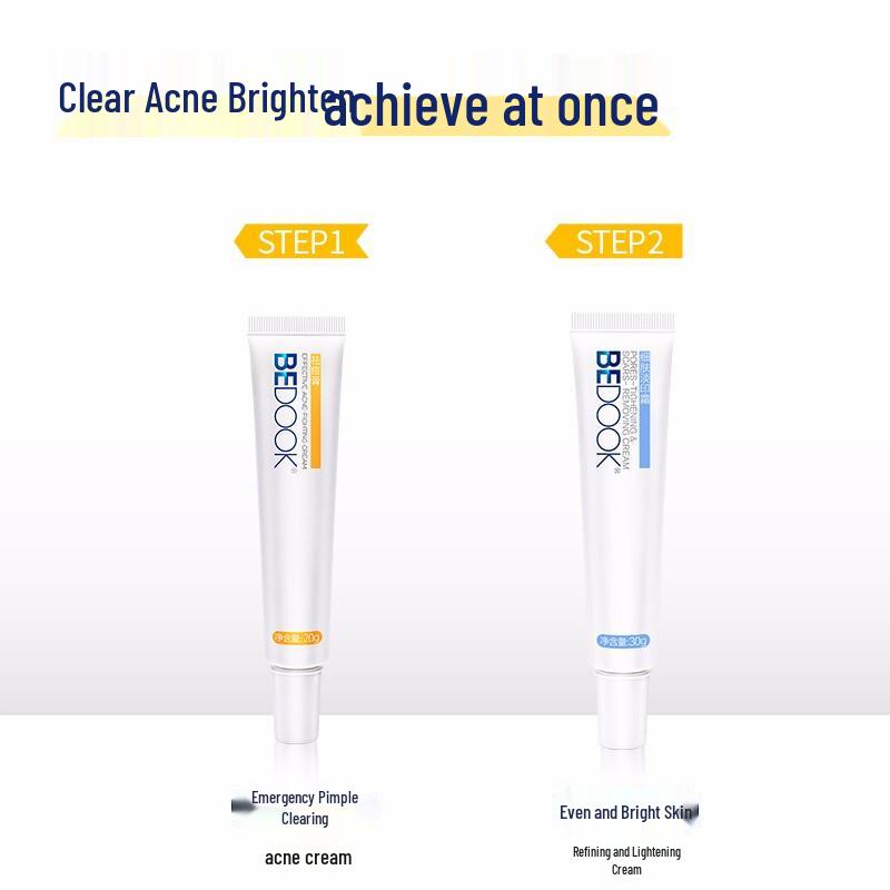 BeDOOK Acne Treatment & Skin Refining Cream Set