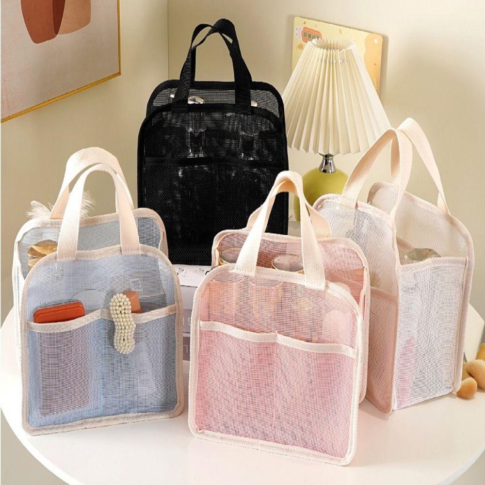 Large Capacity Makeup Pouch PVC Toiletry Storage Bag Simple Cosmetic Storage Bag Travel