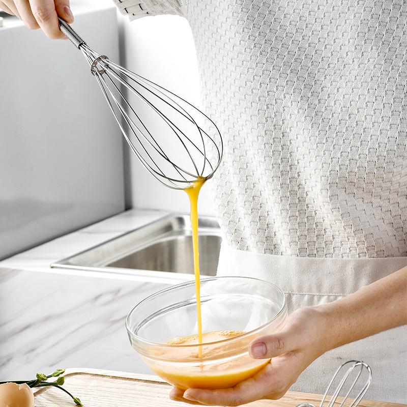 Stainless Steel Manual Egg Whisk & Beater