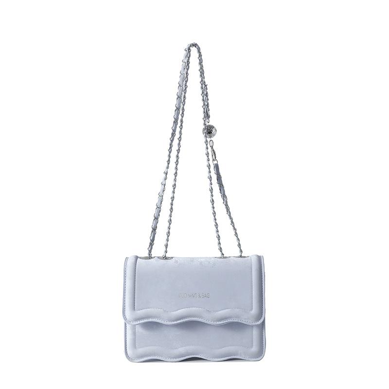 

Chain Small Square Bag 2024 Spring New Niche Design Stylish and Simple Underarm Shoulder Bag Casual Crossbody Women s Bag синій