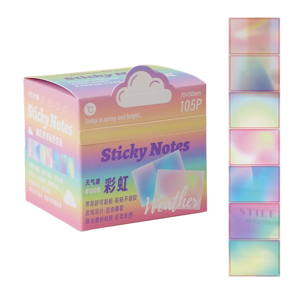 

105Sheets/roll Pull-out Sticky Notes Multifunctional Color Planner Sticker 5