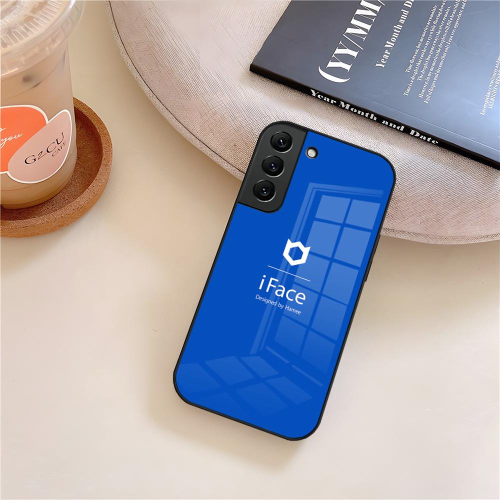 

Fashion Designed I-IFacES Phone Case Glass For Samsung Galaxy S25 S23 S24 S21 S22 S20 Ultra Fe Plus A15 A14 Cover Samsung S22