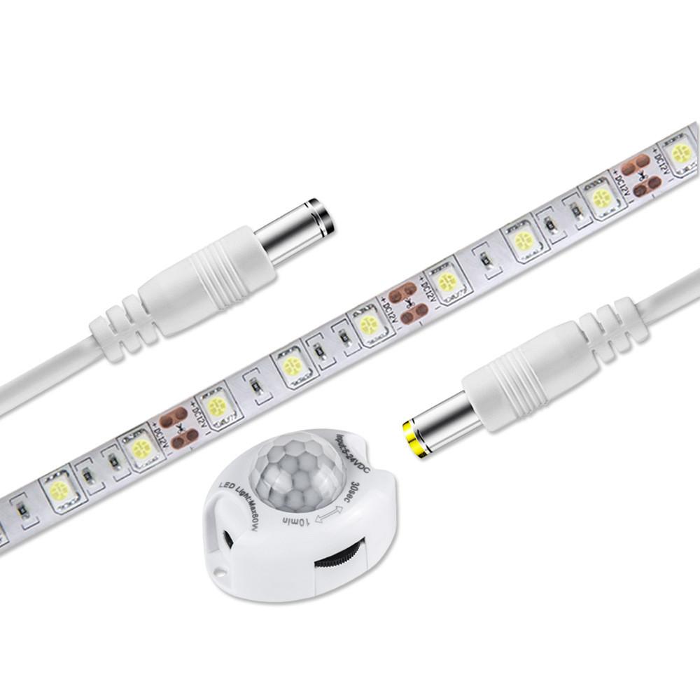 Led Sensor Light Strip With Motion Detection For Bedroom Cabinet And Home Decor