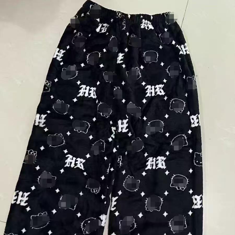 Velvet Flannel Christmas Pajama Pants for Inside and Outside Wear