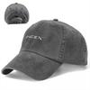 2026 Vintage Ponytail Baseball Cap Adjustable Sunhat Spacex White Logo Spring Summer Cap Washed Casquette Casual