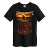 Amplified Unisex Adult Shark Nukes Megadeth T-Shirt