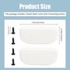 Headphones Slider Cover Kit for Beyerdynamic Headphones - 2 Pcs (White)
