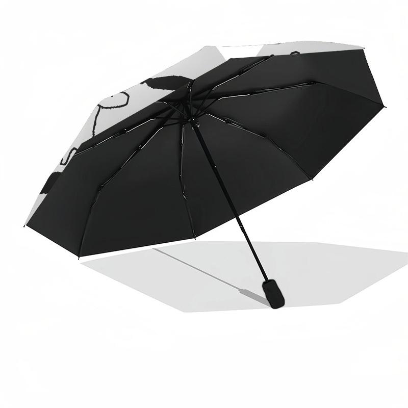 1 Stück Kuhmuster Automatischer Öffnungs-/Schließschirm, Formelle Anlässe - Ideales Geschenk für Familie oder Freunde, Outdoor-Accessoire yy251211148