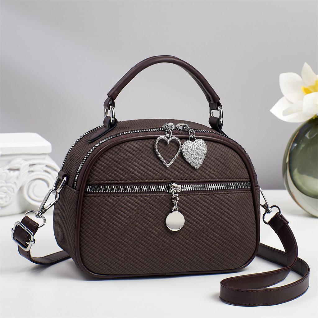 Female Fashion Tote Bag With Pu Material And Zipper Closure For Daily Use