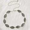 Inspired Metal Ethnic Waist Chain With Engraved Pattern For Women Outfits Casual
