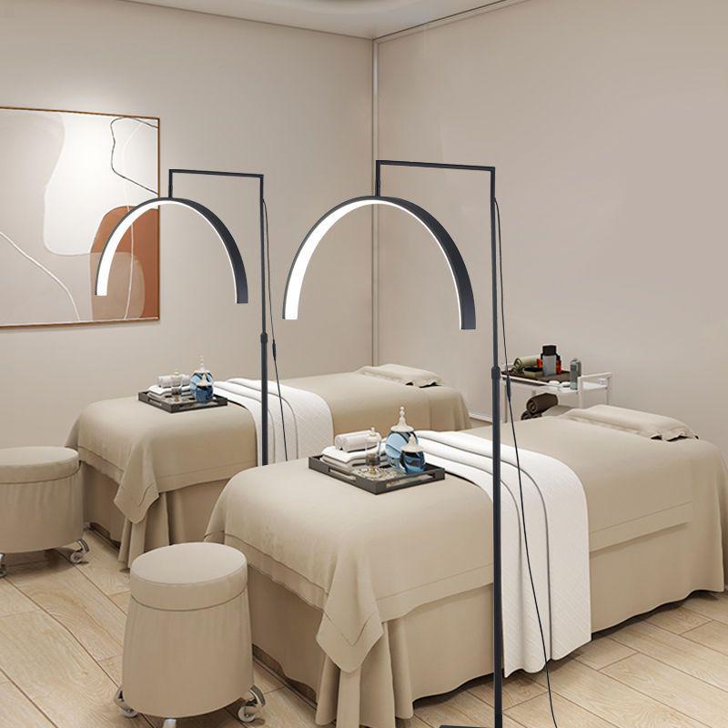 Beauty Light U-Shaped Floor Lamp: Super Bright, Eye-Protective Lighting for Eyelash Extensions, Manicures, Tattoos, Freckle and Acne Treatments.