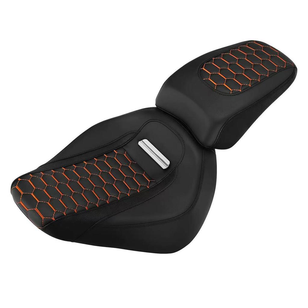 Harley Softail Breakout 18-23 Double Leather Seat for Driver & Passenger