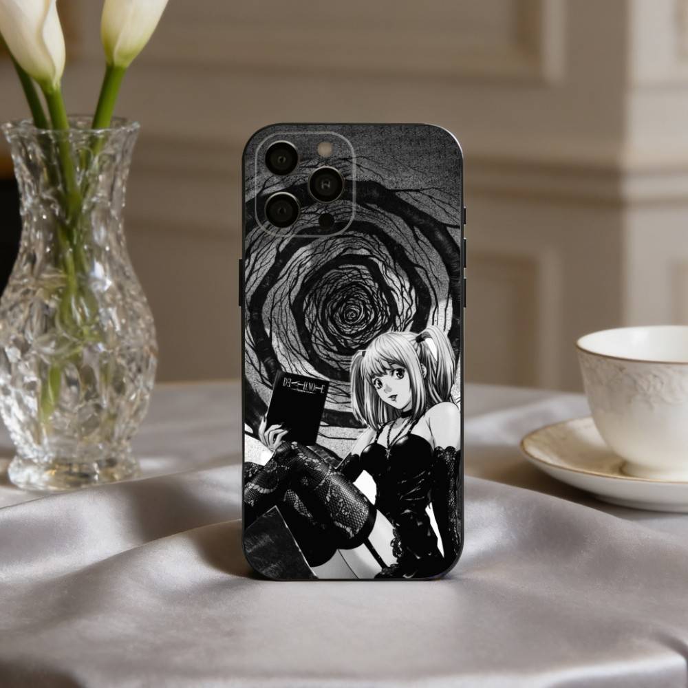 

M-Misa D-Death-H N-Note-E Phone Case For iPhone 17pro, 16,15,14,13,12,11 X XR Plus,Others Soft Black Cover iPhone12PROMAX