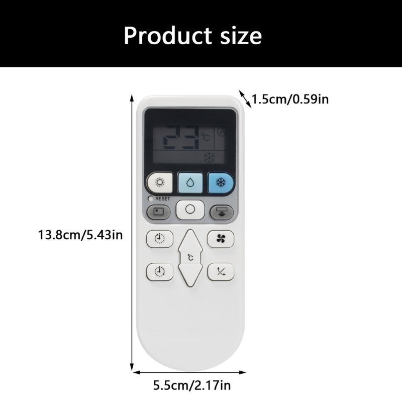 Remote Control Air Conditioning Remote Replacement Suitable for Ensuring Long Lasting Performances and Compatibility