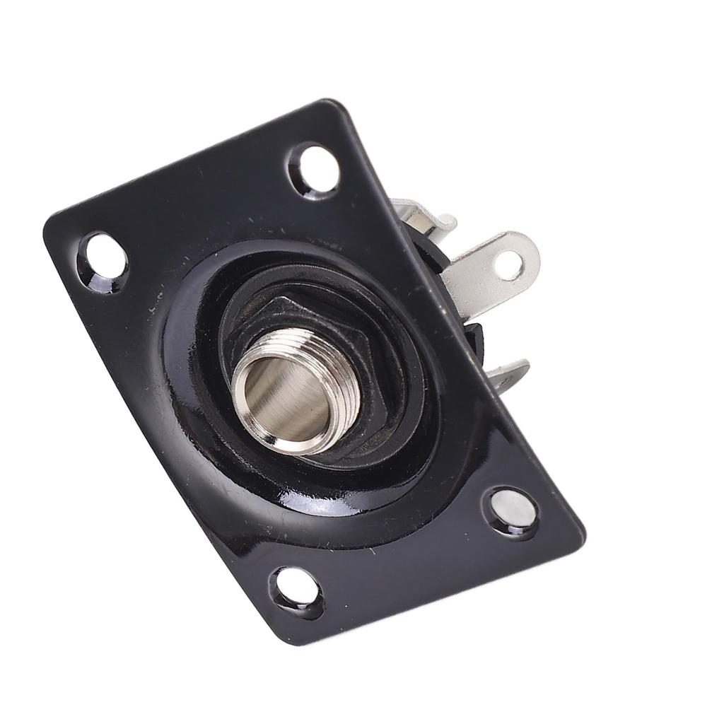 Guitar Output Plate Shape Metal Compact Guitar Socket Plate for Telecaster