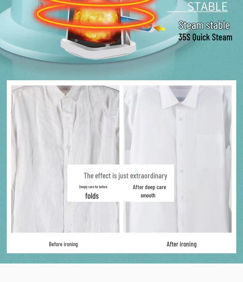 High-Power Multi-Functional Vertical Garment Steamer with Large Capacity for Home & Dormitory Use