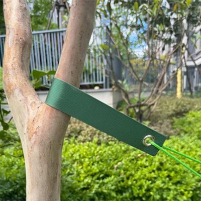 Tree Stake Kit Heavy Duty Young Trees Supports Against Bad Weather Tree Staking Kit with Ground Stakes 4m Ropes Tree Ties for Leaning Trees
