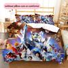 Ultraman Full Body Print Bedding Set, Hero Silhouette Bedroom Decoration, Elegant Household Gift.chl