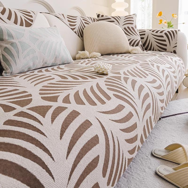 Sofa Cushion New Four-Season Universal Fixed Non-Slip Seat Cushion Light Luxury High-End Simple Modern Sofa Cover