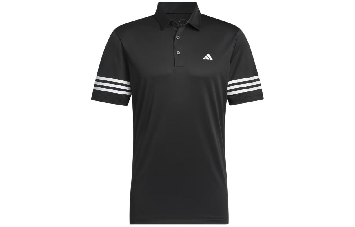 Adidas 3 Stripes Polo Shirt Polo Shirt Men s Black IU4360 M