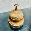 Brass Calling Bell Reception Desk Art Deco Table Decor Bell Counter Bell Office Birthday Anniversary Christmas Gift