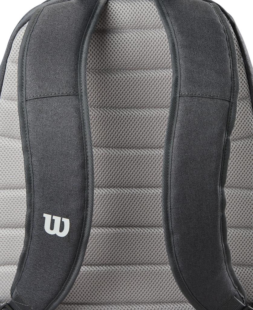 Wilson Tennis Tour Backpack Holds Up To 2 Rackets On Black WR8037401001 - (based Medium-weight Rackets) -
