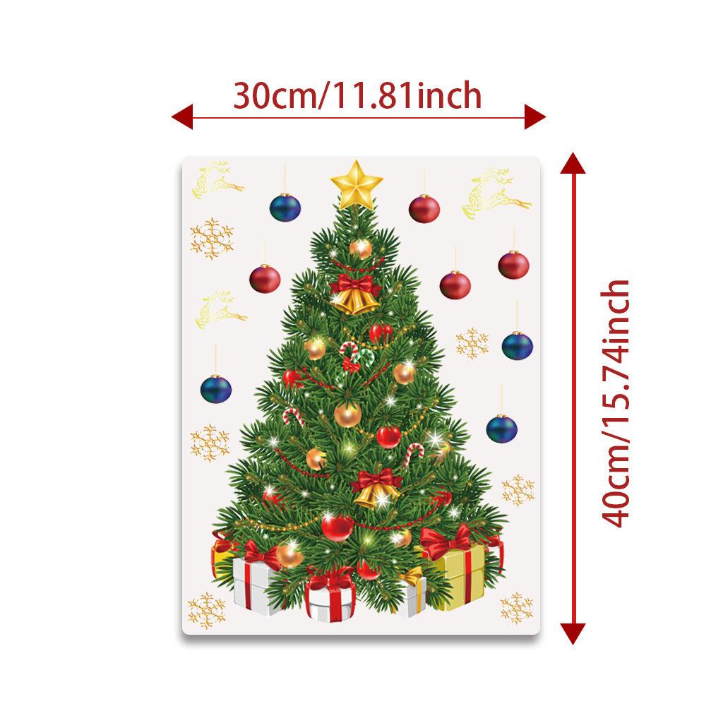 Christmas Window Sticker Merry Christmas Decorations For Home 2025 Cristmas Ornament Xmas Navidad New Year 2025 Natal Gifts