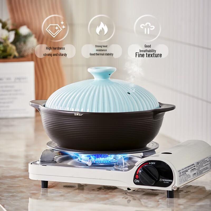 Little Bear High-Temperature Ceramic Claypot