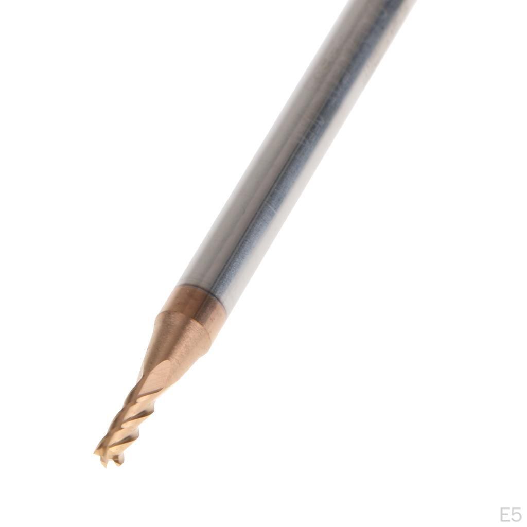 Nose End Mill CNC Router Bits 4 Flute Cutter 1mm - 4mm