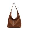 Large capacity shoulder tote bag women's new trendy fashion casual simple commuter bucket bag