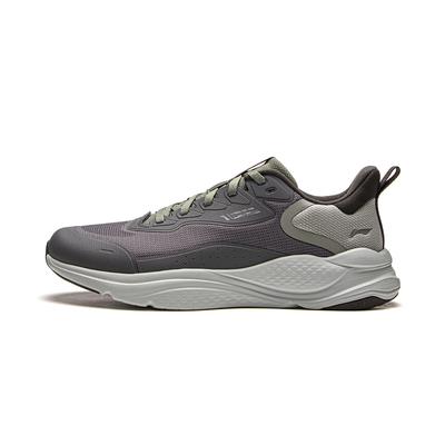 Li Ning Liuyun Slip Resistant And Breathable Low Top Running Shoes Men's Taupe AGLU089-1