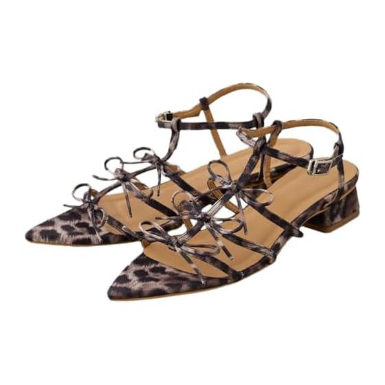 [AZUL by moussy] Ribbon Pointed Sandals Women s 250ISC55-197J