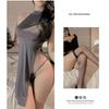 Seductive Lingerie Cheongsam: Sexy Slit Long Skirt for Ladies
