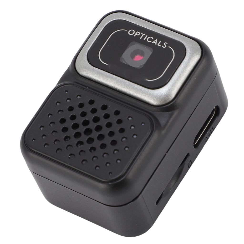 Keychain Camera 1080P Full HD Portable Retro Digital Camera Compact Tiny Pocket Camera for Travel Study Recording Black