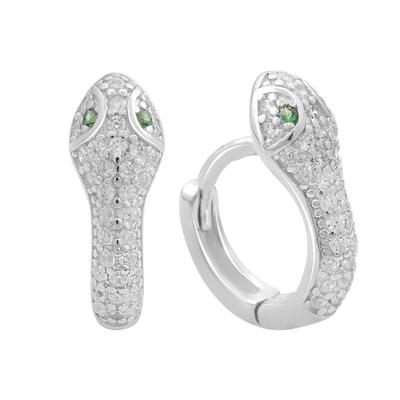 Silver Earrings with Cubic Zirkonia (2177548)